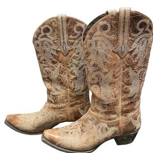 Lane cowboy boots size 11